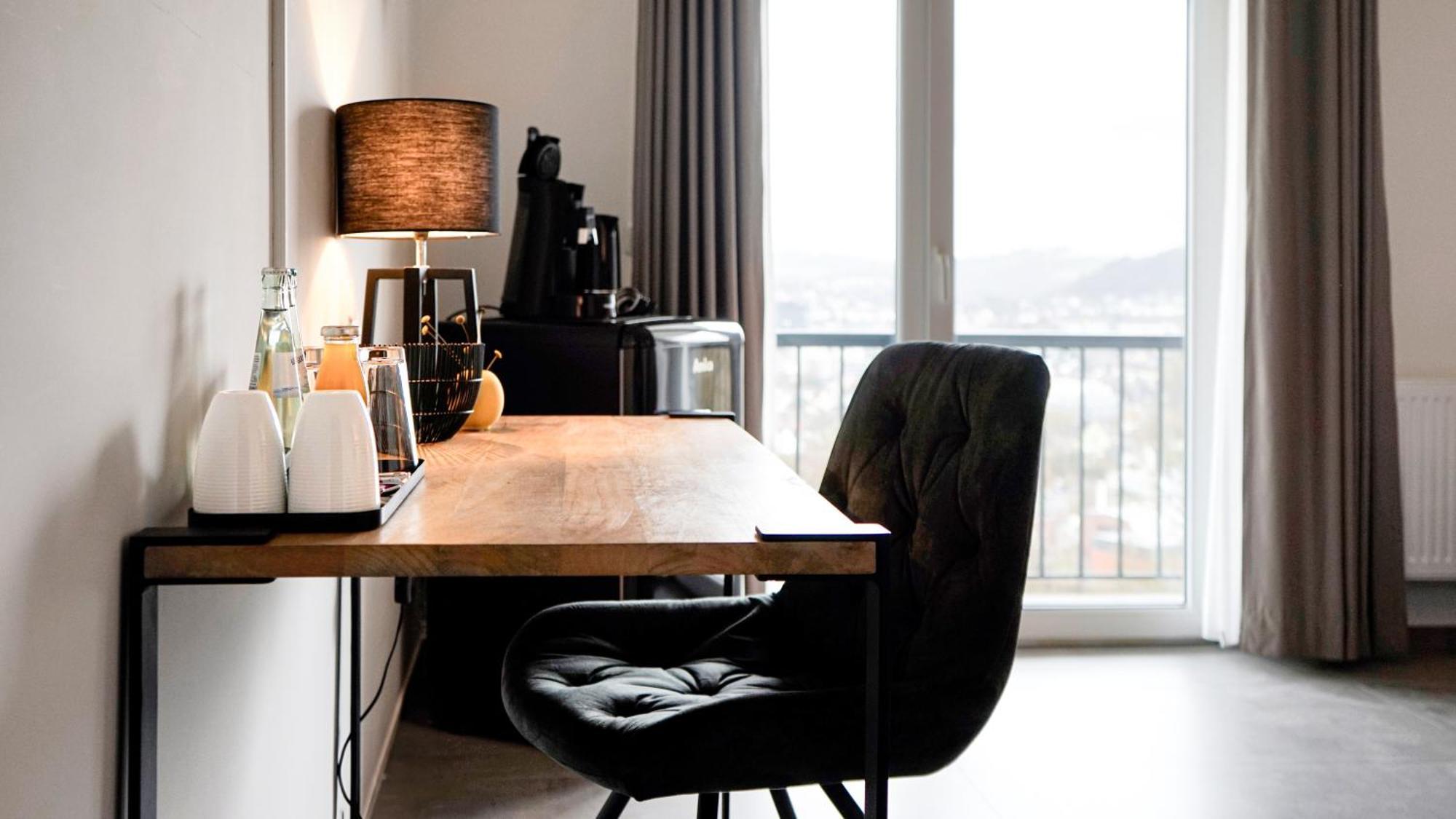 Si-View Doppelzimmer Mit Balkon Zimmer 1 - Hotel Siegen Eksteriør billede