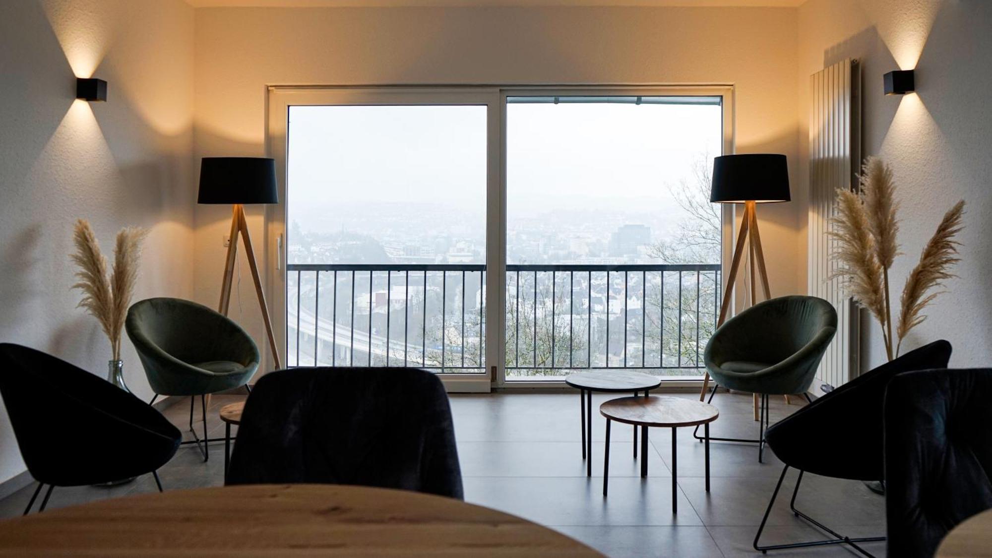 Si-View Doppelzimmer Mit Balkon Zimmer 1 - Hotel Siegen Eksteriør billede